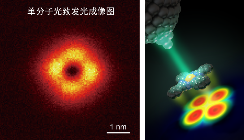 我國(guó)科學(xué)家首次實(shí)現(xiàn)亞分子分辨的單分子光致熒光成像